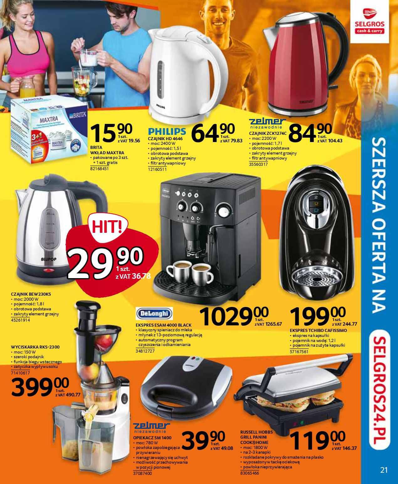 Gazetka promocyjna Selgros str. 21