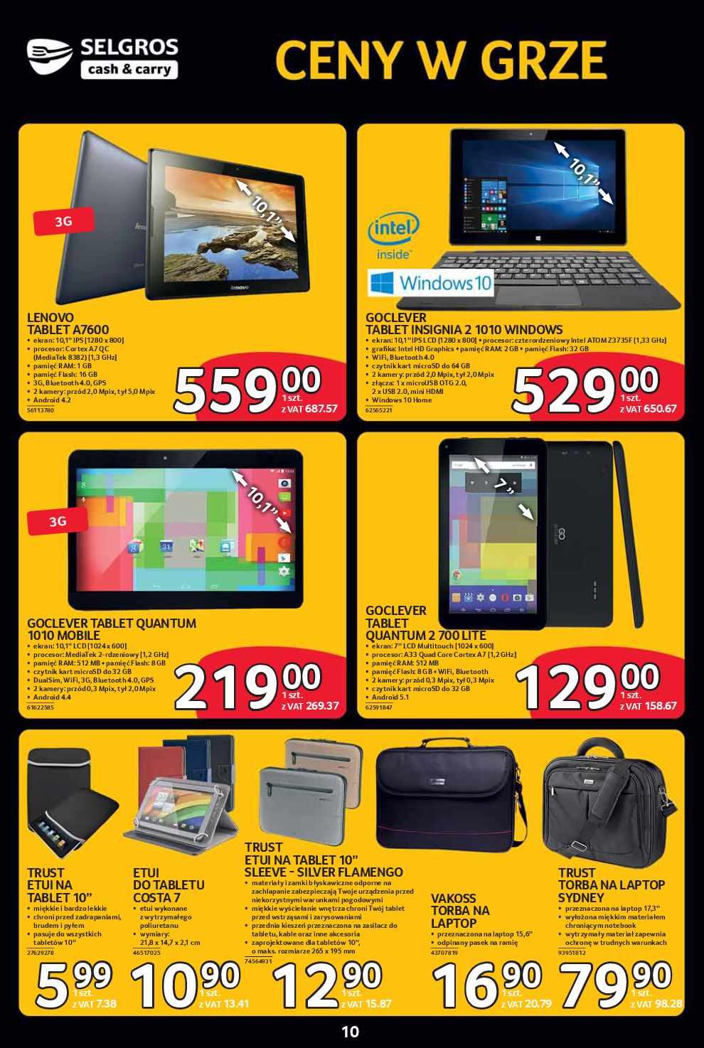 Gazetka promocyjna Selgros str. 10