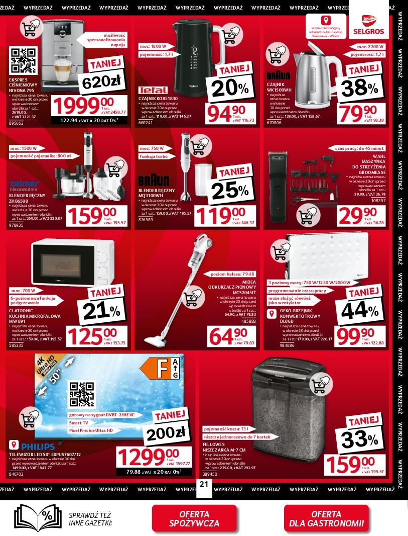 Gazetka promocyjna Selgros str. 21
