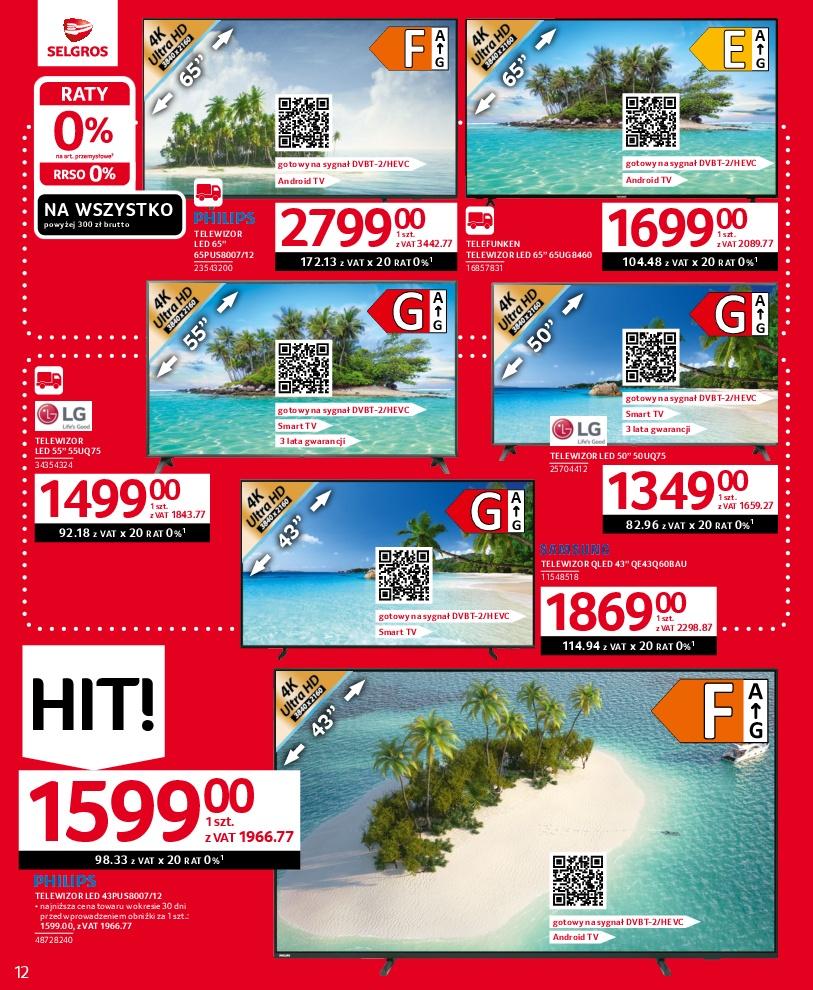 Gazetka promocyjna Selgros str. 12