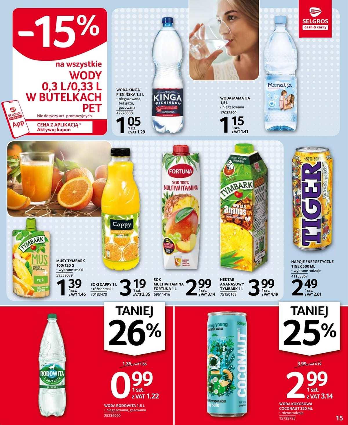 Gazetka promocyjna Selgros str. 15