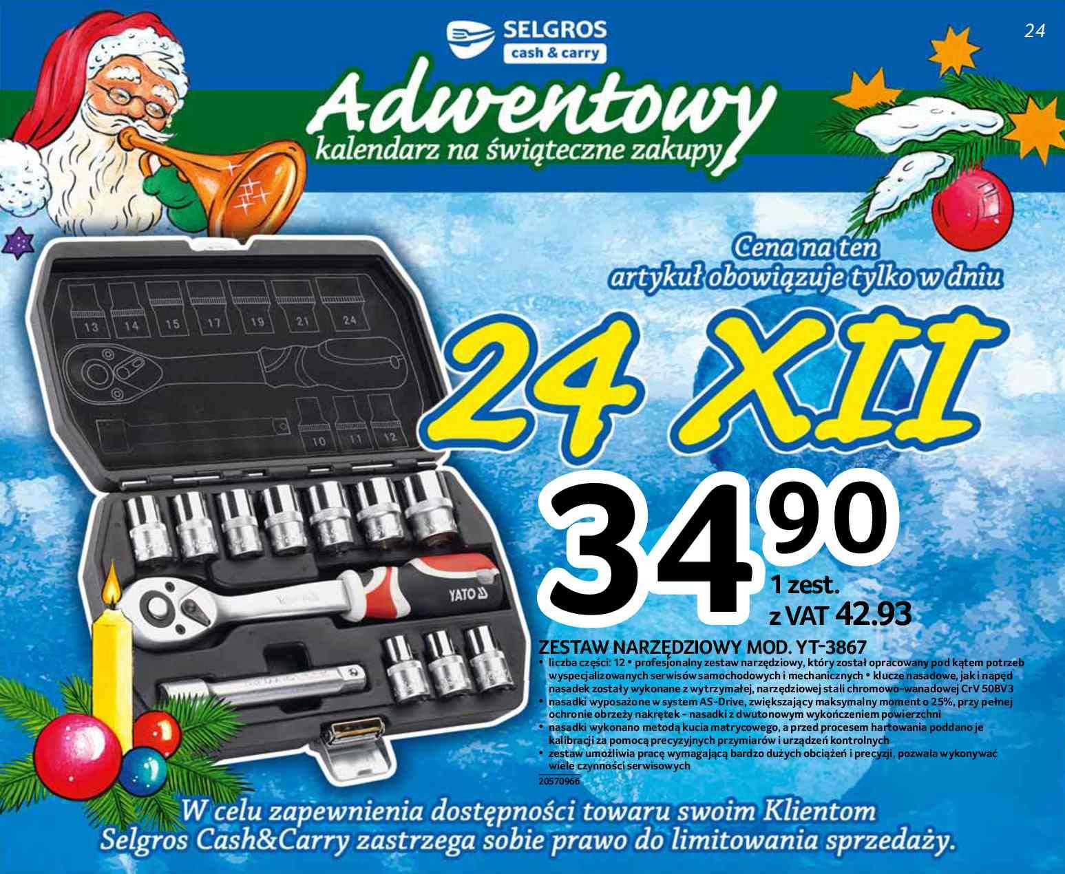 Gazetka promocyjna Selgros str. 24