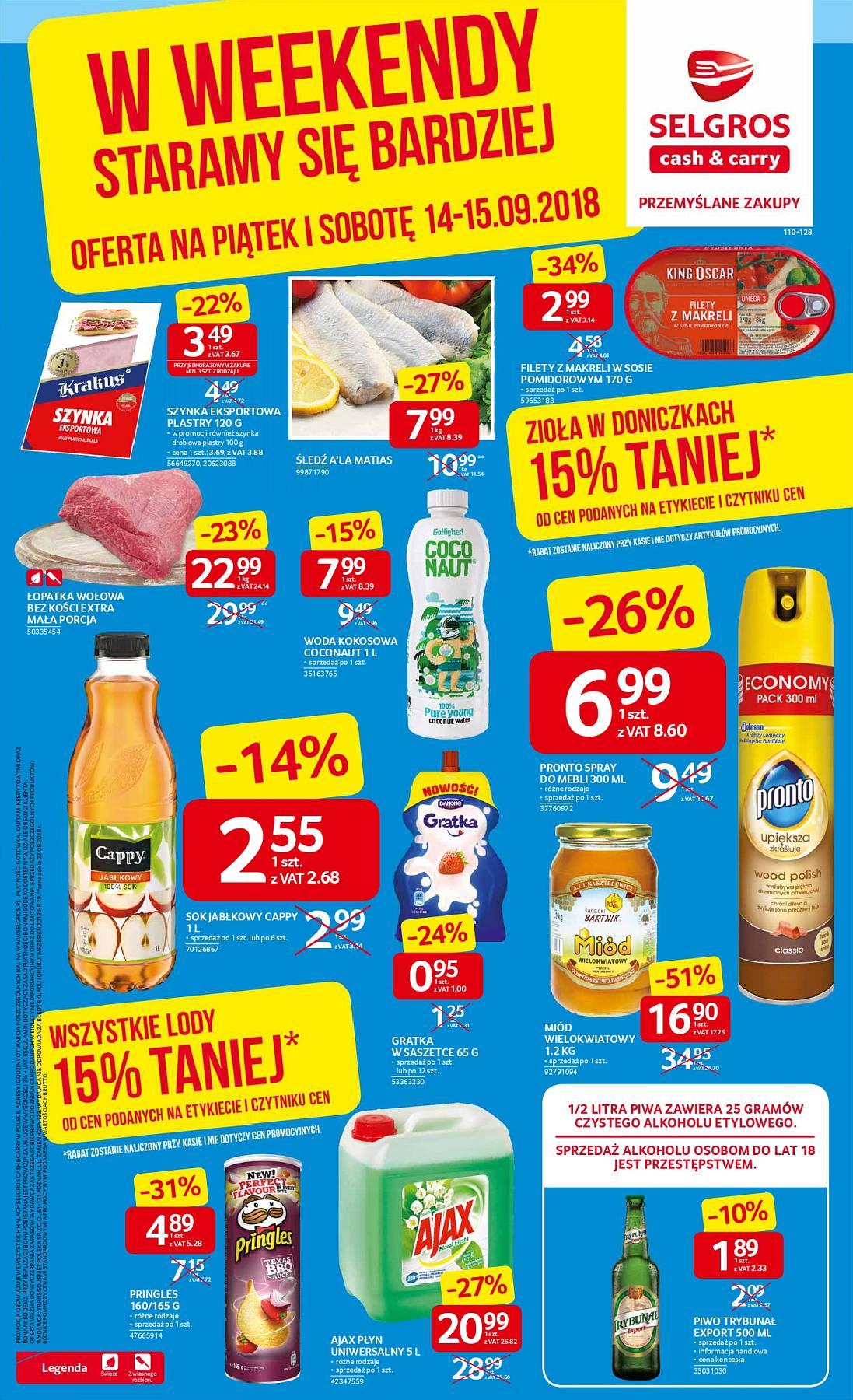 Gazetka promocyjna Selgros str. 1