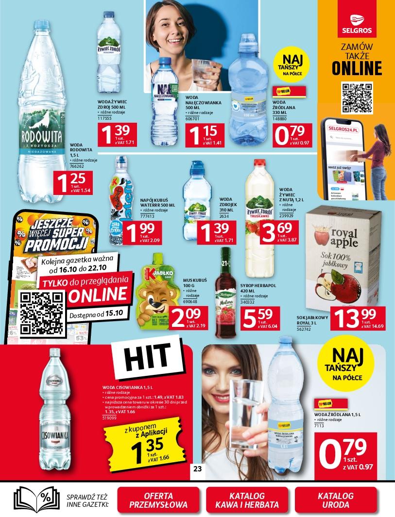 Gazetka promocyjna Selgros str. 23