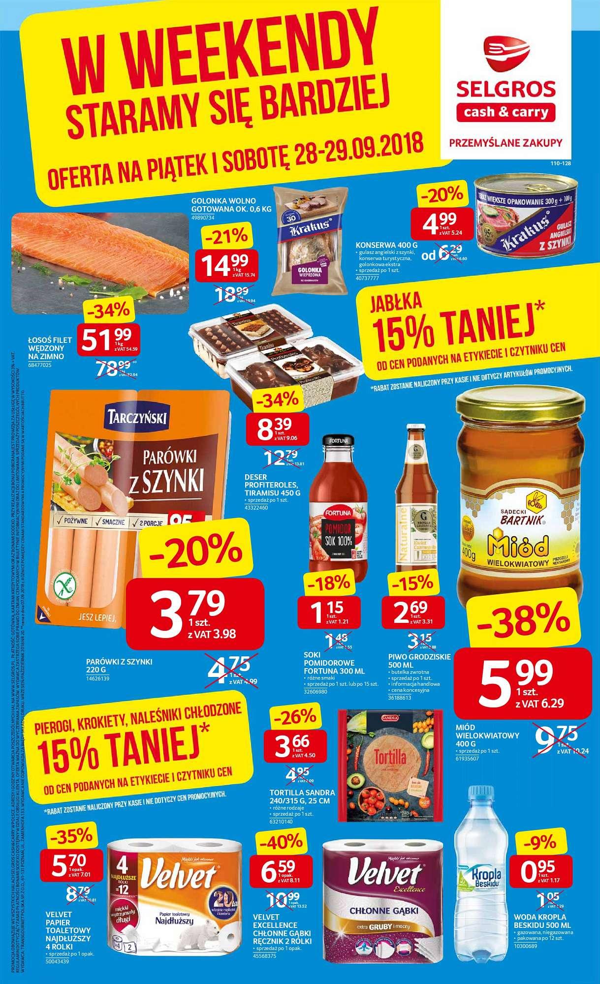 Gazetka promocyjna Selgros str. 1