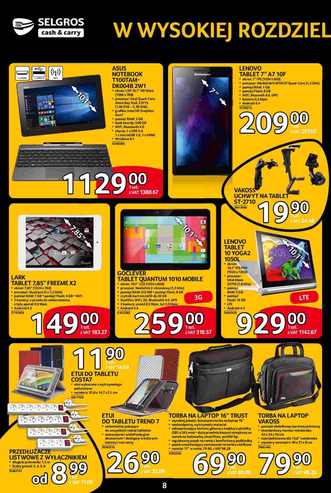 Gazetka promocyjna Selgros str. 8