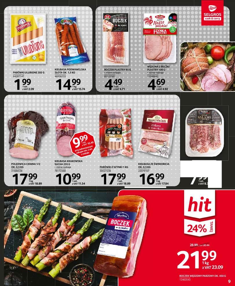 Gazetka promocyjna Selgros str. 9