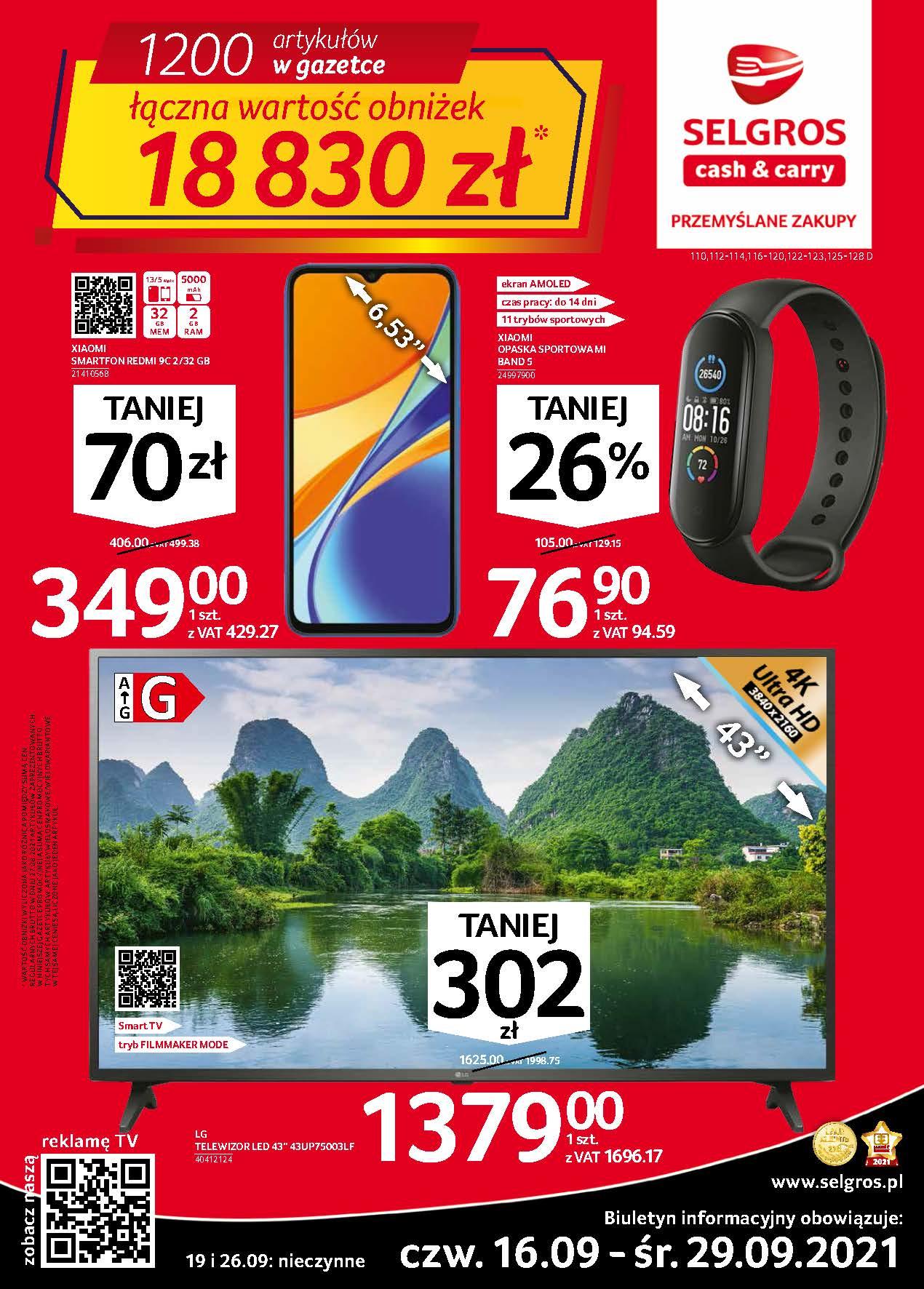 Gazetka promocyjna Selgros str. 1