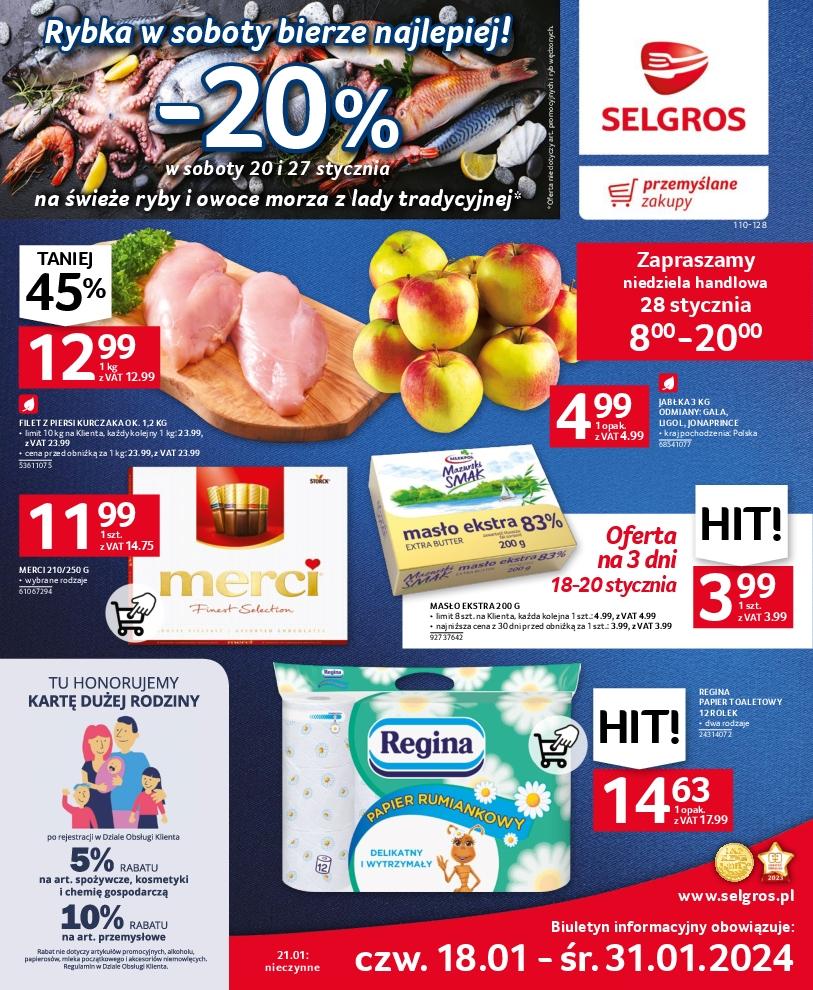 Gazetka promocyjna Selgros str. 1
