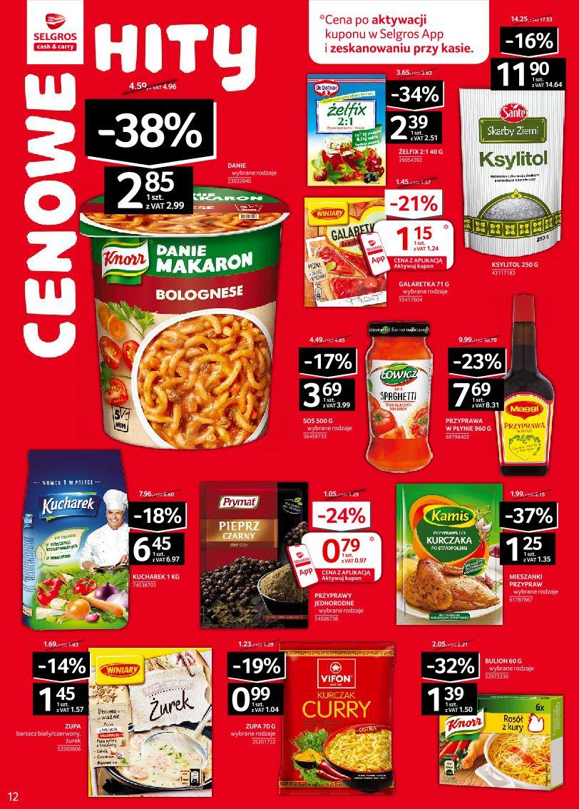 Gazetka promocyjna Selgros str. 12
