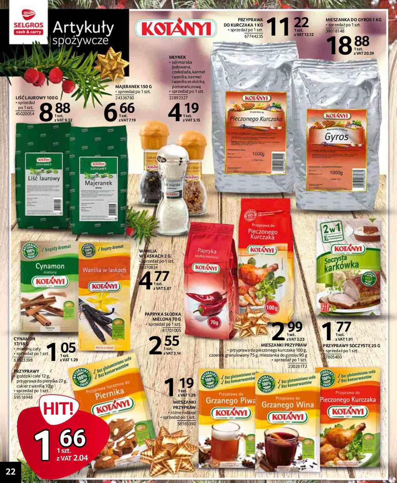 Gazetka promocyjna Selgros str. 22