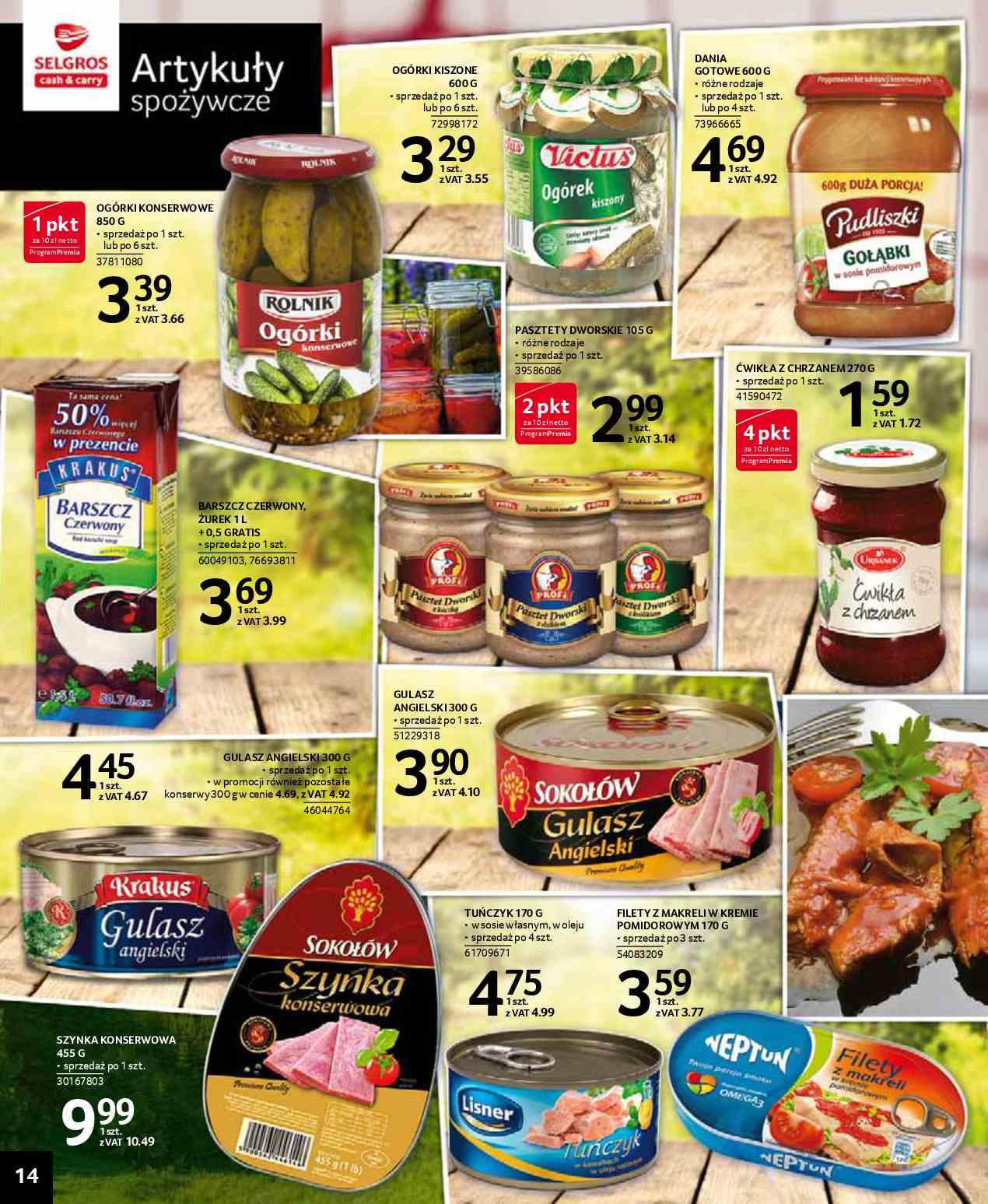 Gazetka promocyjna Selgros str. 14