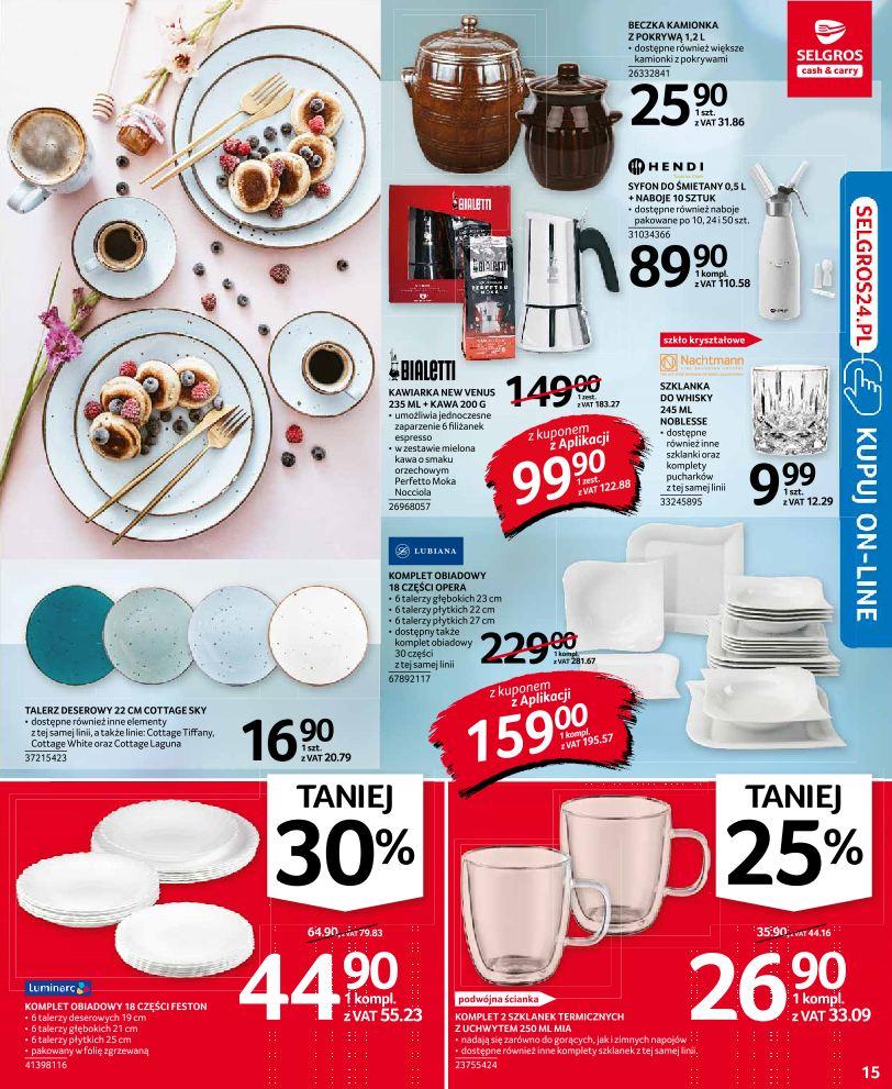 Gazetka promocyjna Selgros str. 15