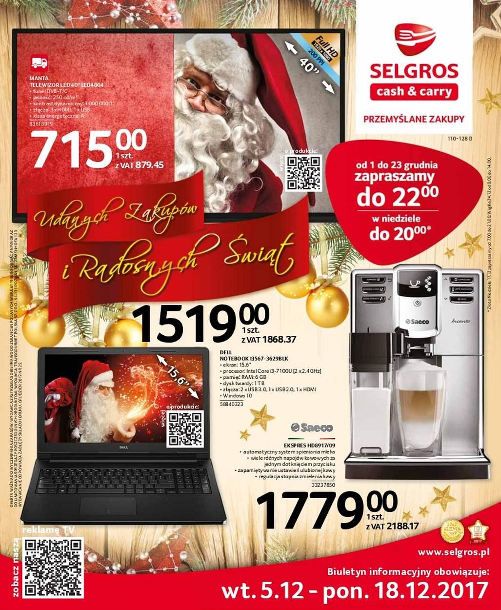 Gazetka promocyjna Selgros str. 1
