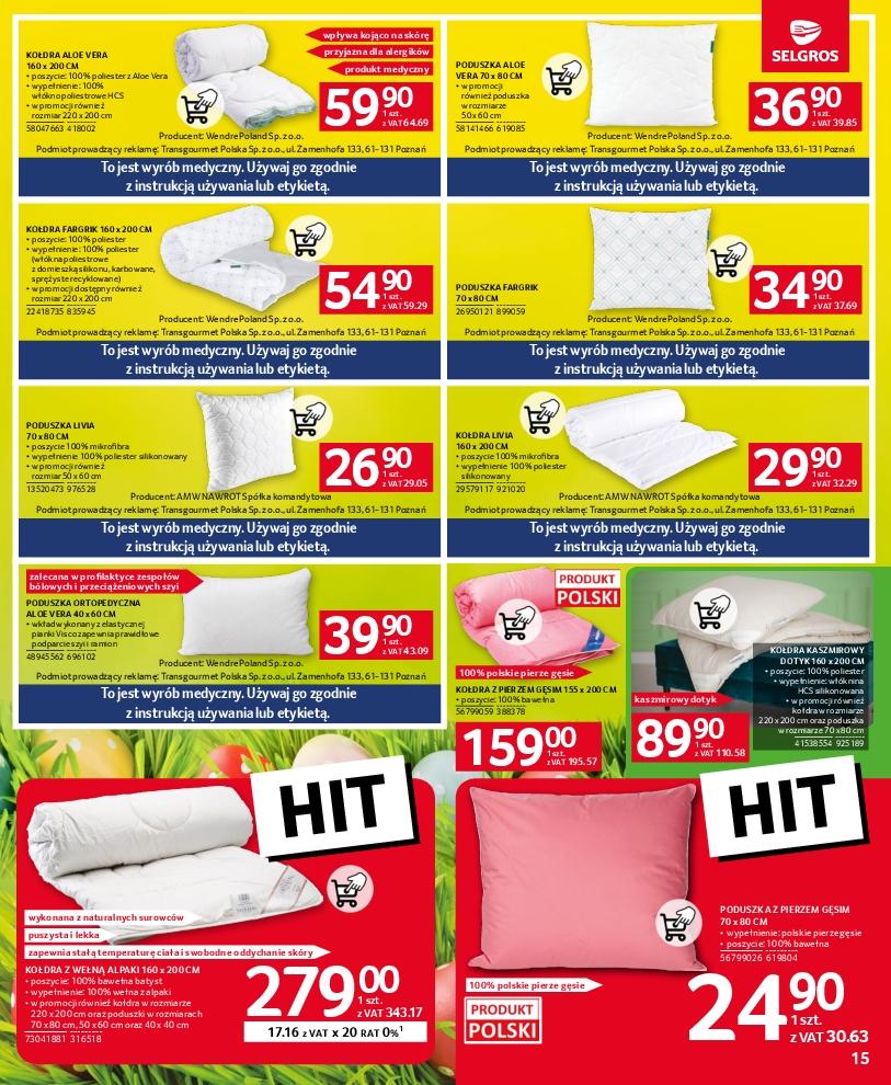 Gazetka promocyjna Selgros str. 15