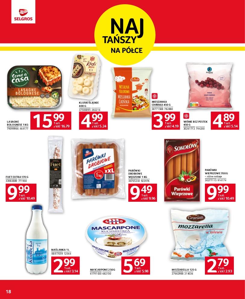 Gazetka promocyjna Selgros str. 18
