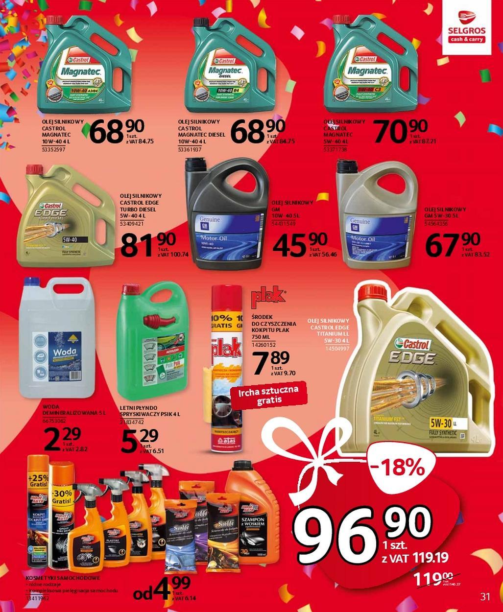 Gazetka promocyjna Selgros str. 31