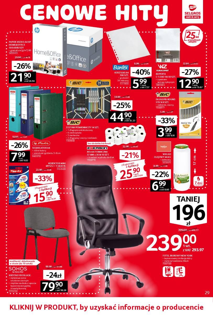 Gazetka promocyjna Selgros str. 29