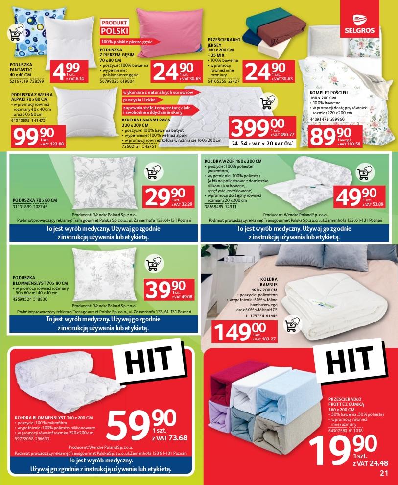 Gazetka promocyjna Selgros str. 21