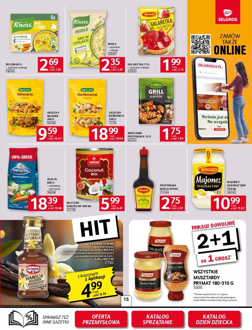 Gazetka promocyjna Selgros str. 15