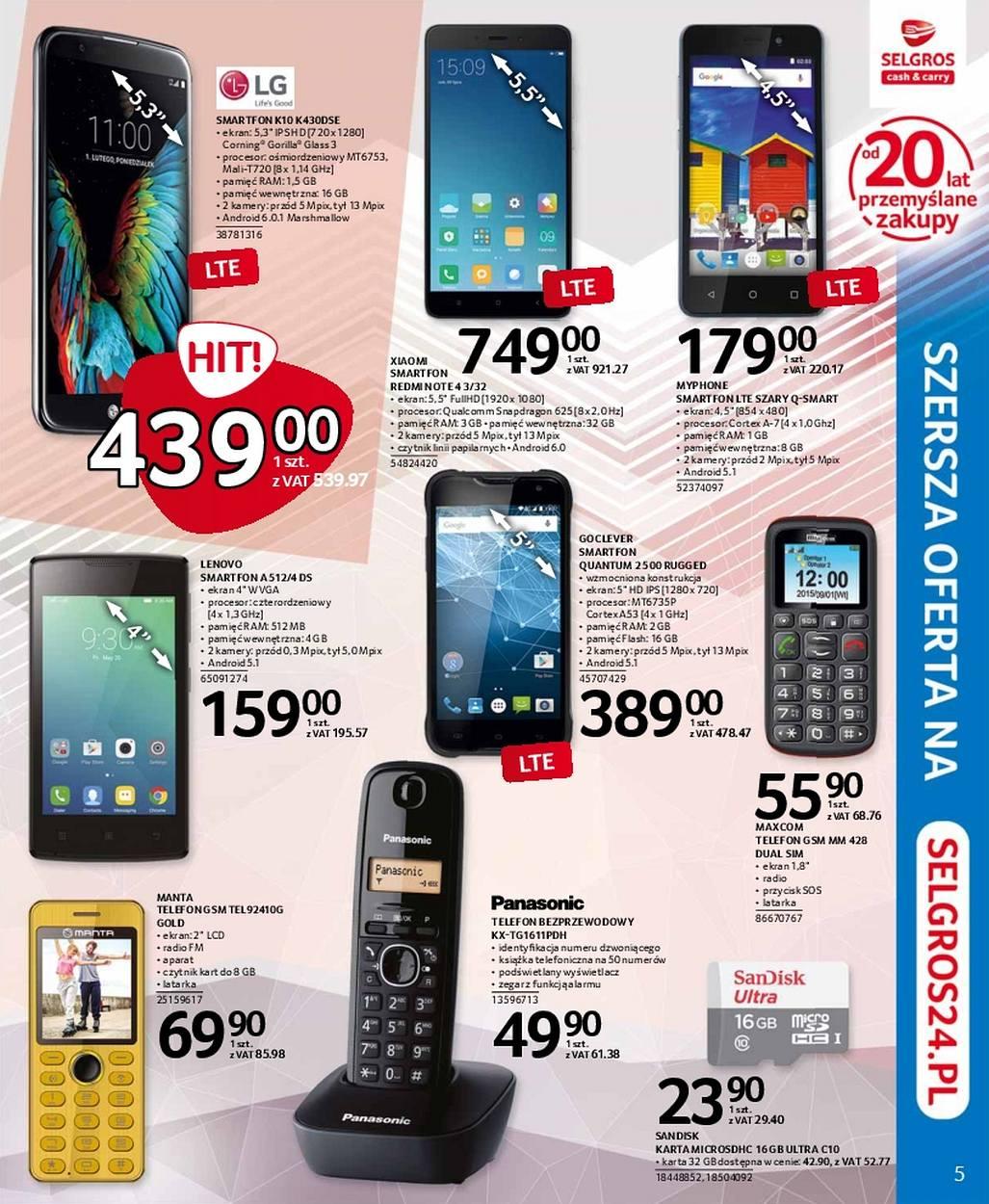 Gazetka promocyjna Selgros str. 5