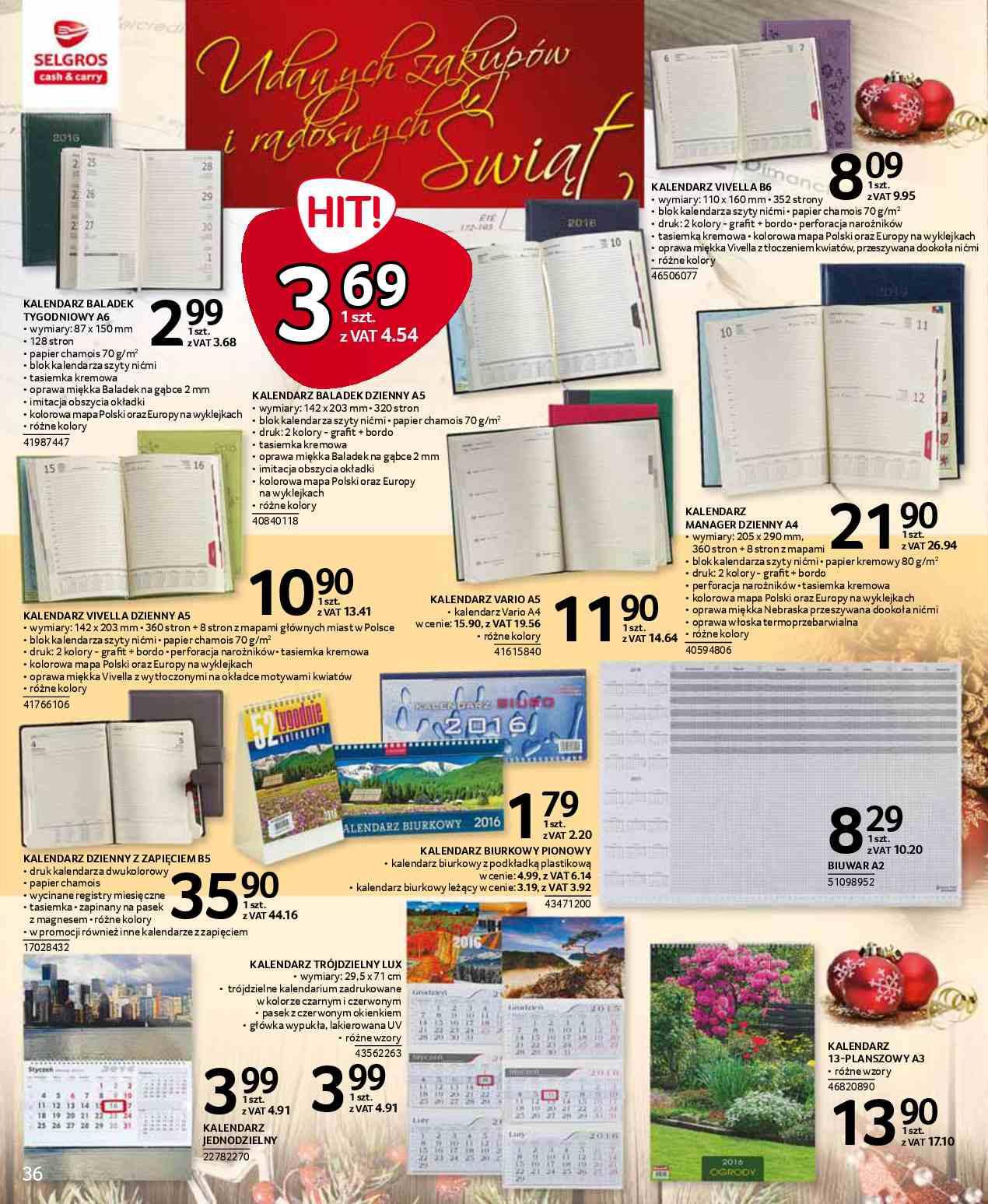 Gazetka promocyjna Selgros str. 36