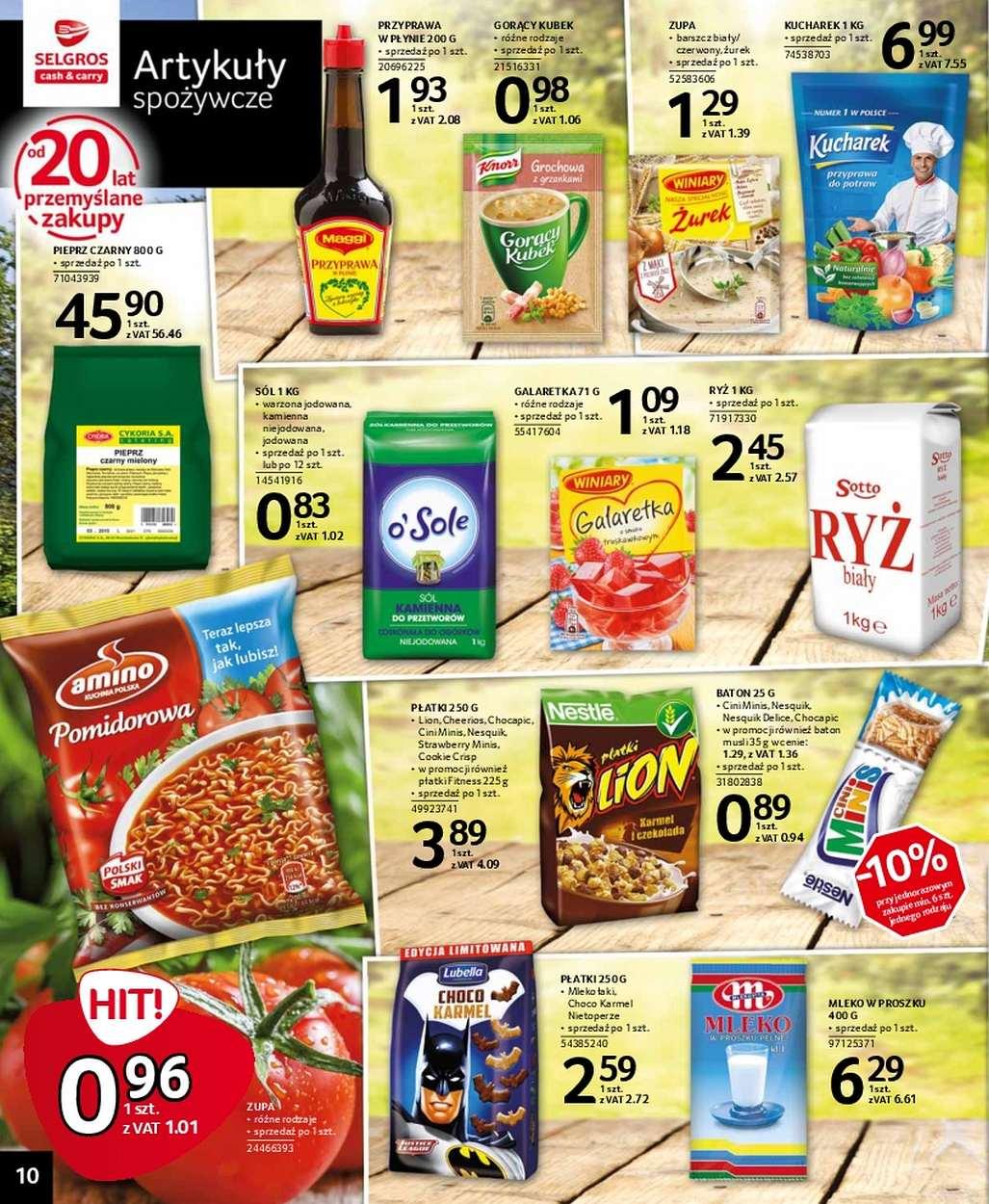 Gazetka promocyjna Selgros str. 10