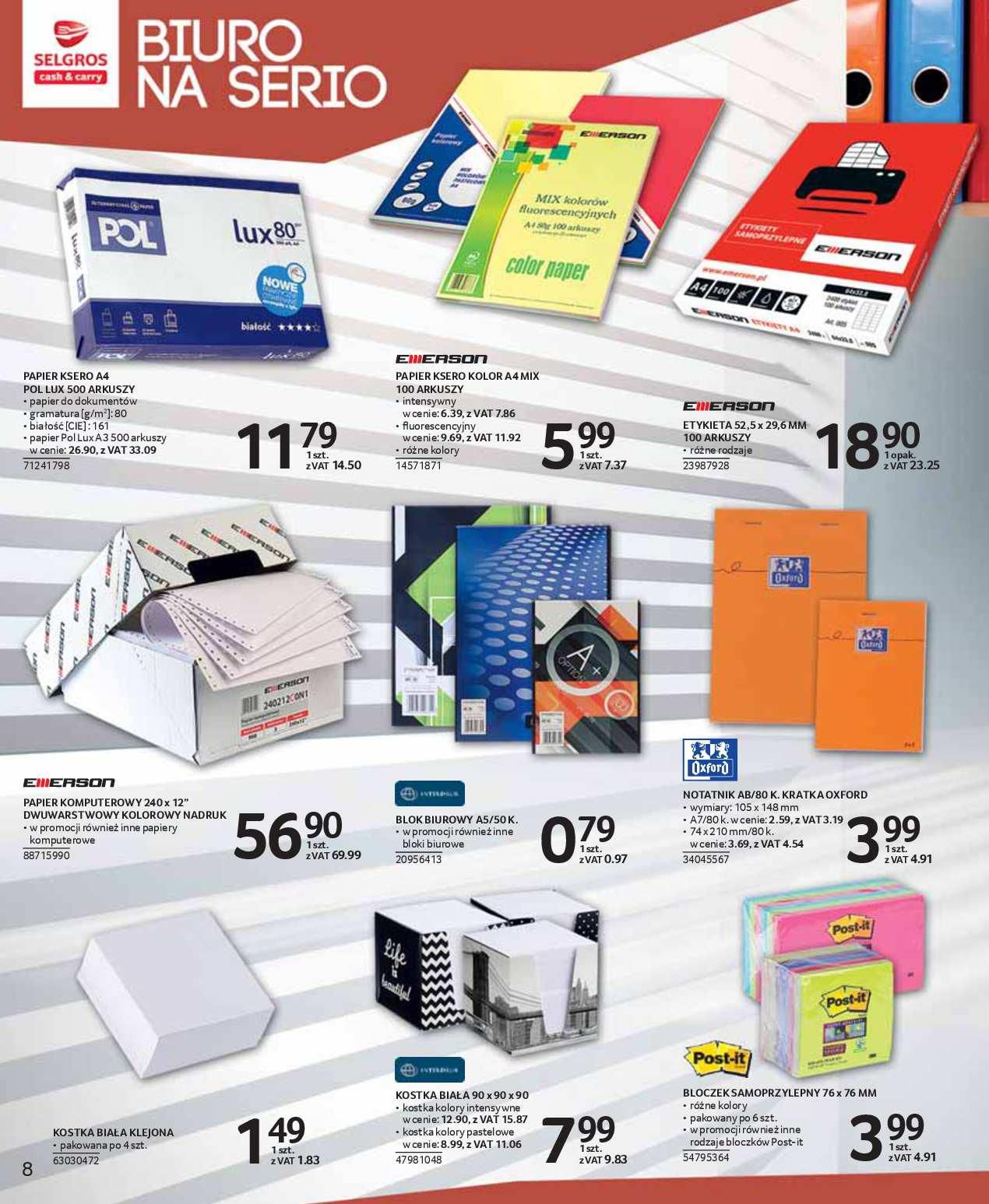 Gazetka promocyjna Selgros str. 8