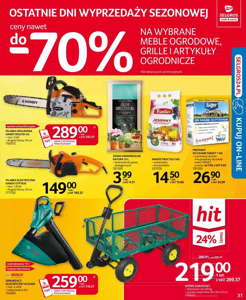 Gazetka promocyjna Selgros str. 31