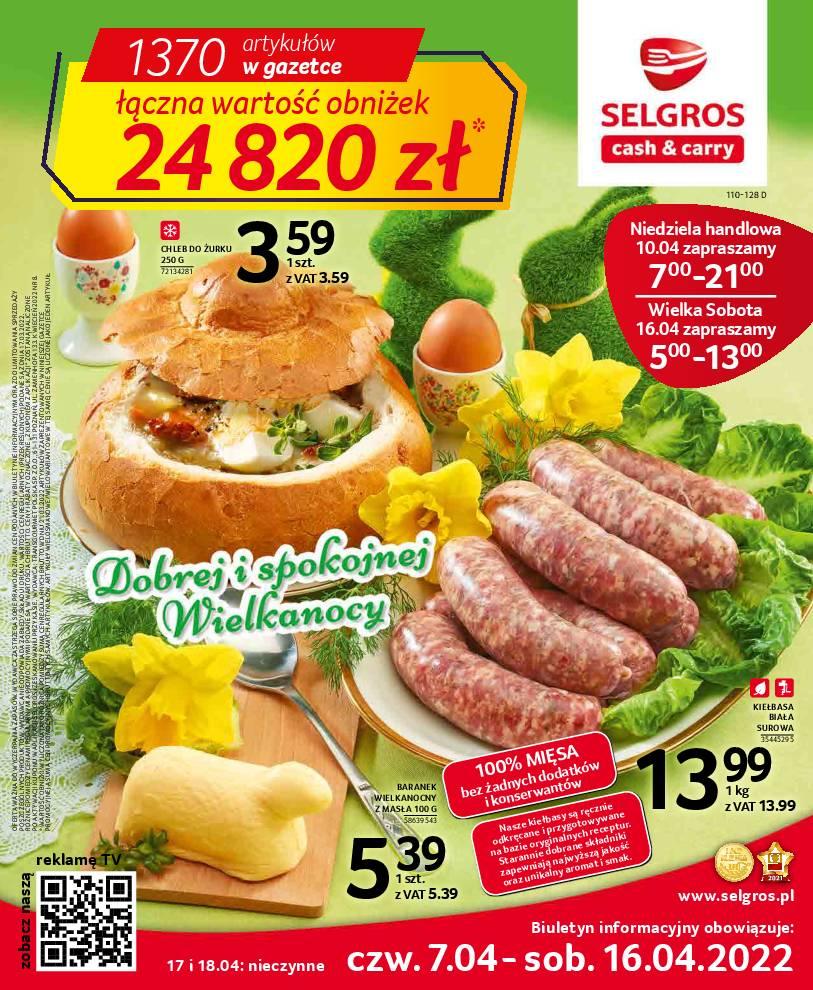Gazetka promocyjna Selgros str. 1