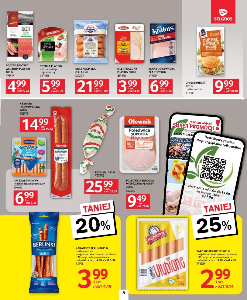 Gazetka promocyjna Selgros str. 5