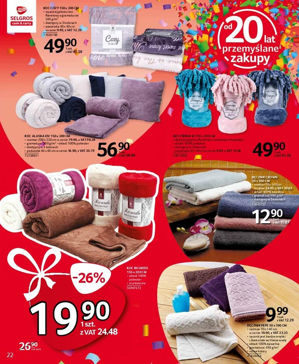 Gazetka promocyjna Selgros str. 22