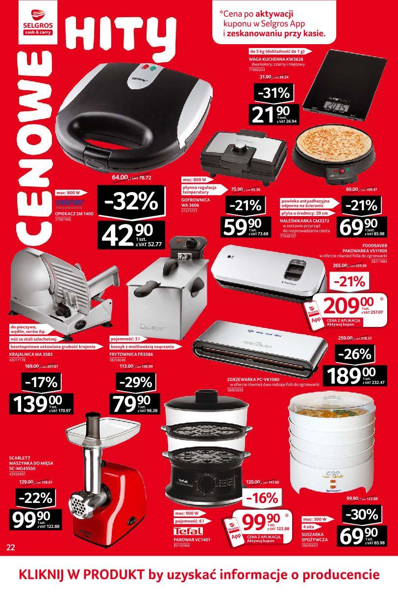 Gazetka promocyjna Selgros str. 22