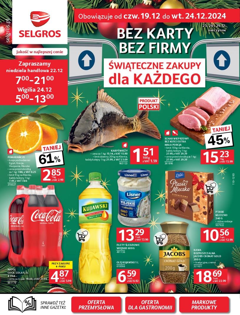 Gazetka promocyjna Selgros str. 1