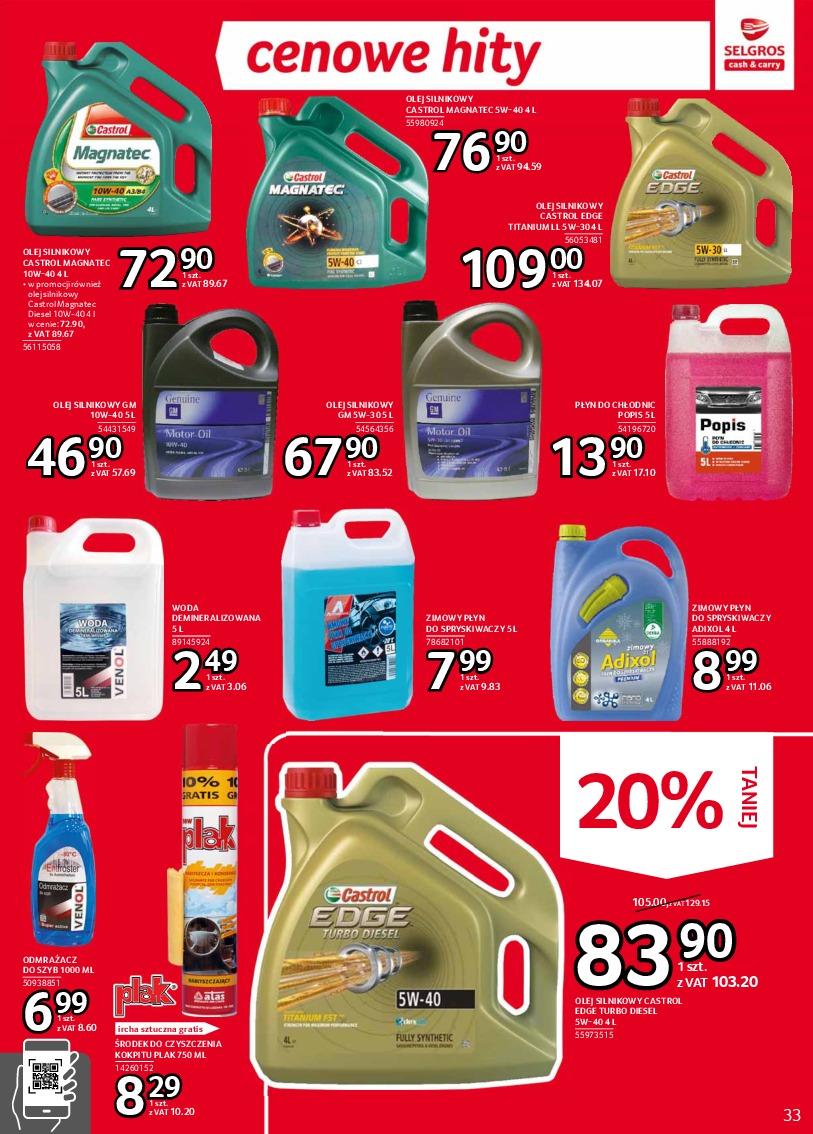Gazetka promocyjna Selgros str. 33