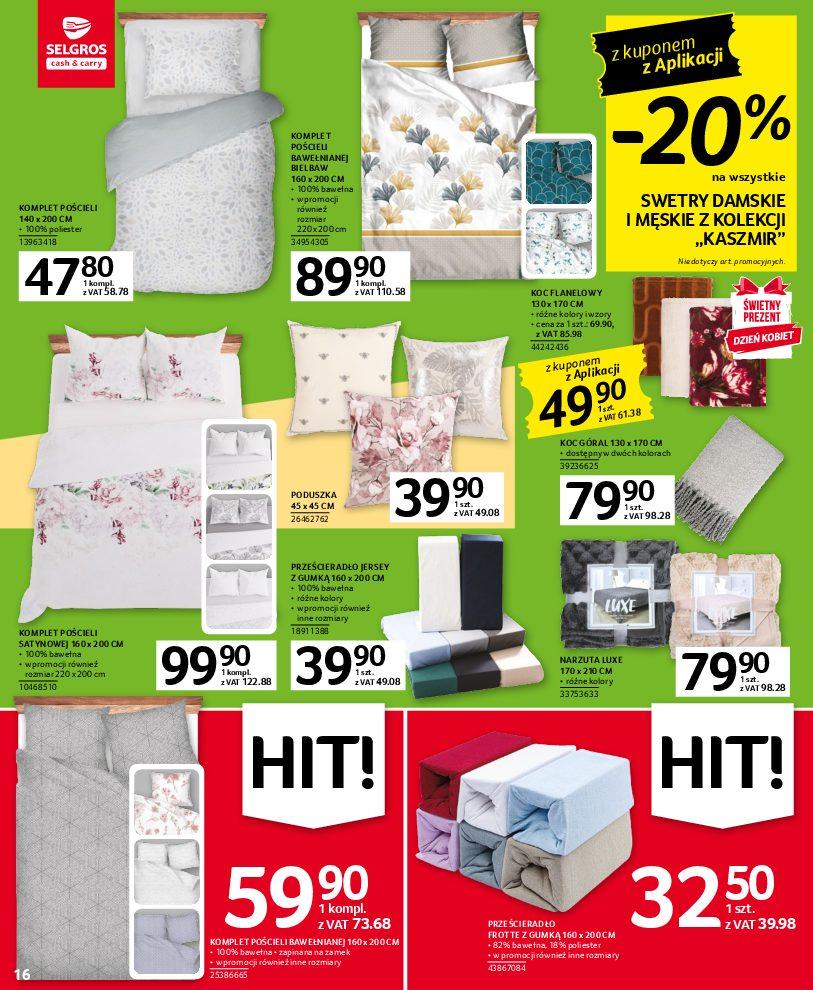 Gazetka promocyjna Selgros str. 16