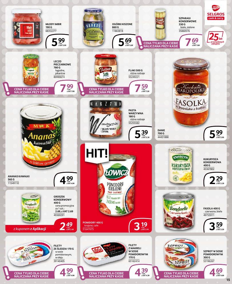 Gazetka promocyjna Selgros str. 15