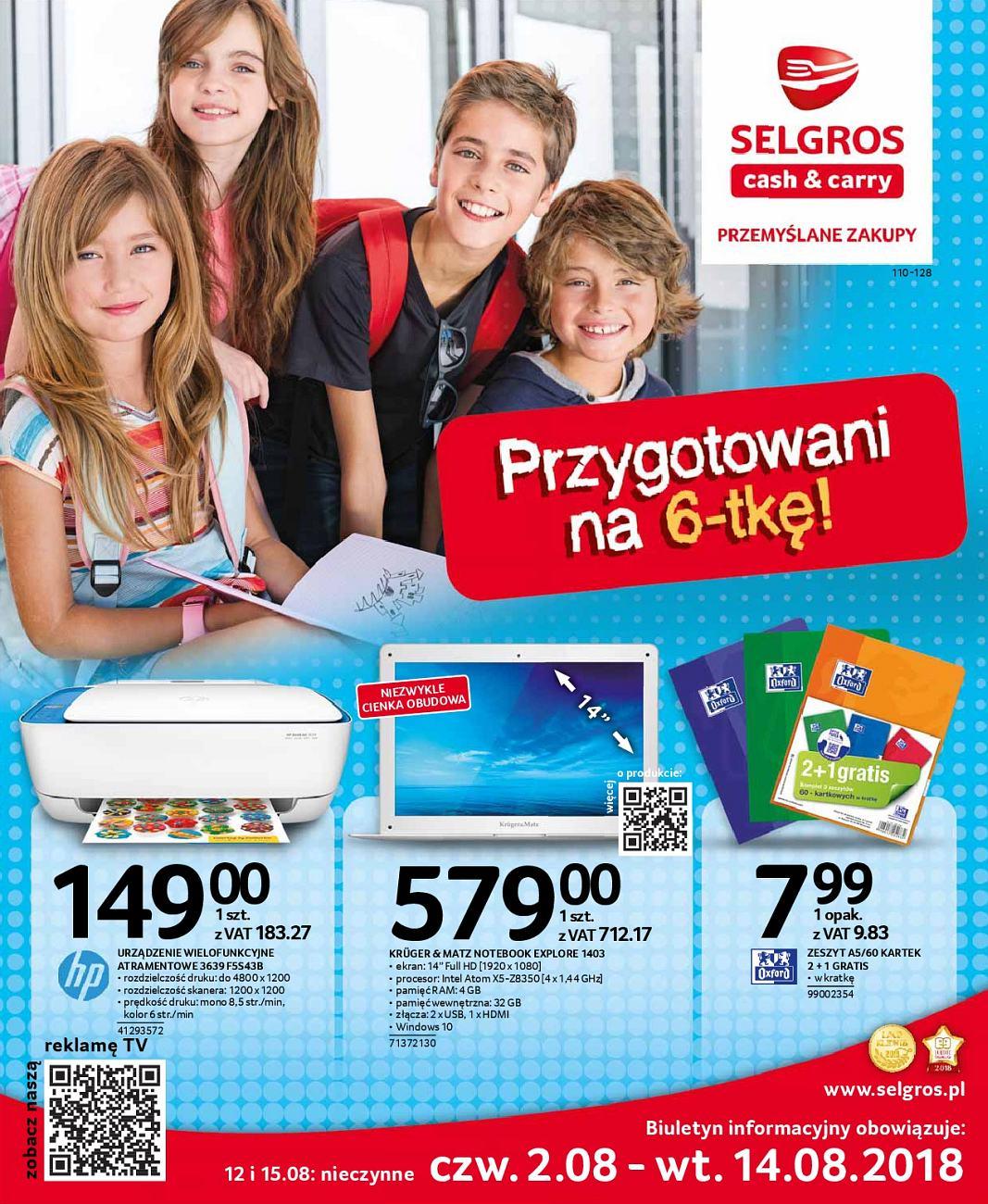 Gazetka promocyjna Selgros str. 1