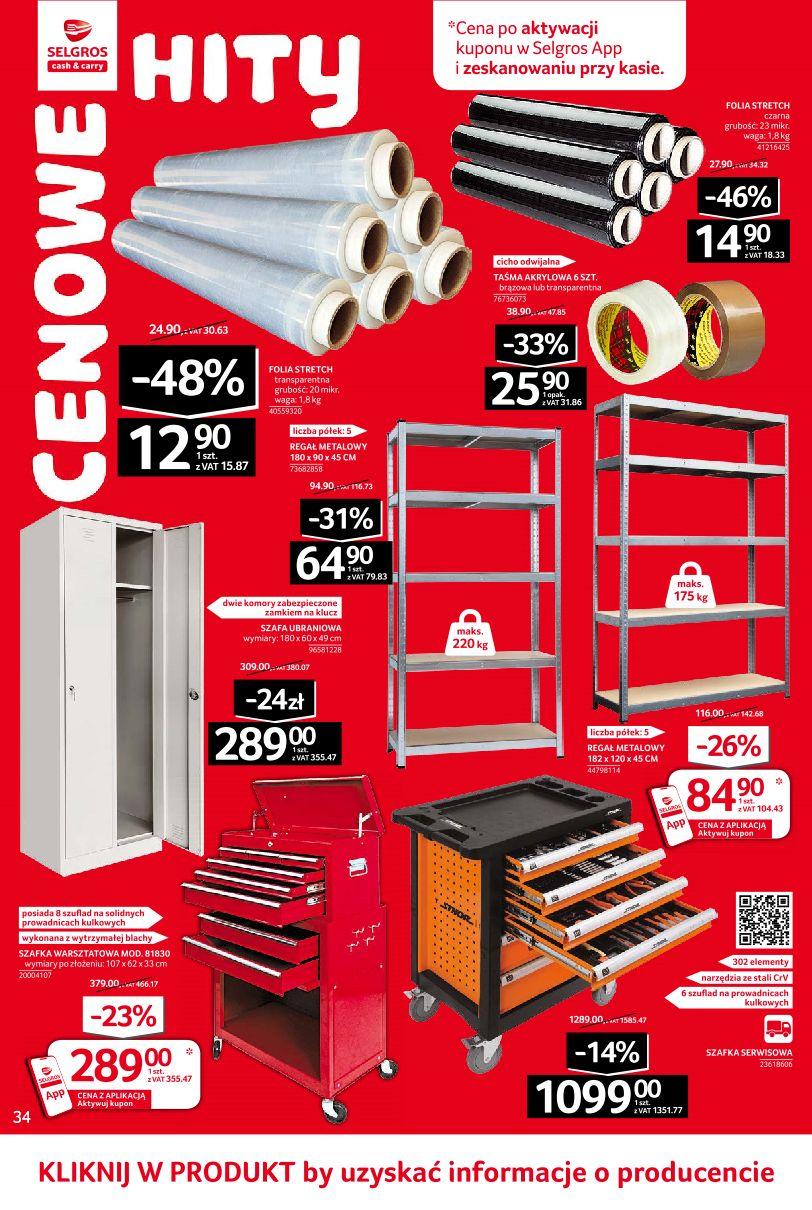 Gazetka promocyjna Selgros str. 34