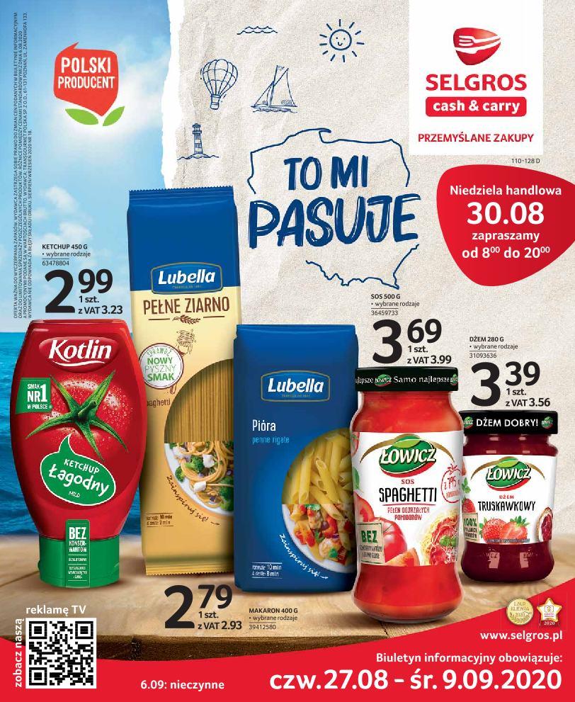 Gazetka promocyjna Selgros str. 1