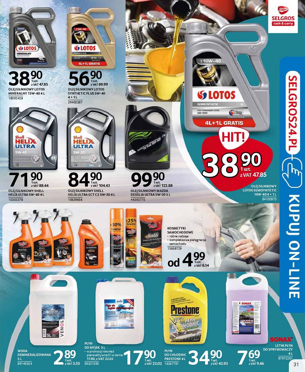 Gazetka promocyjna Selgros str. 31