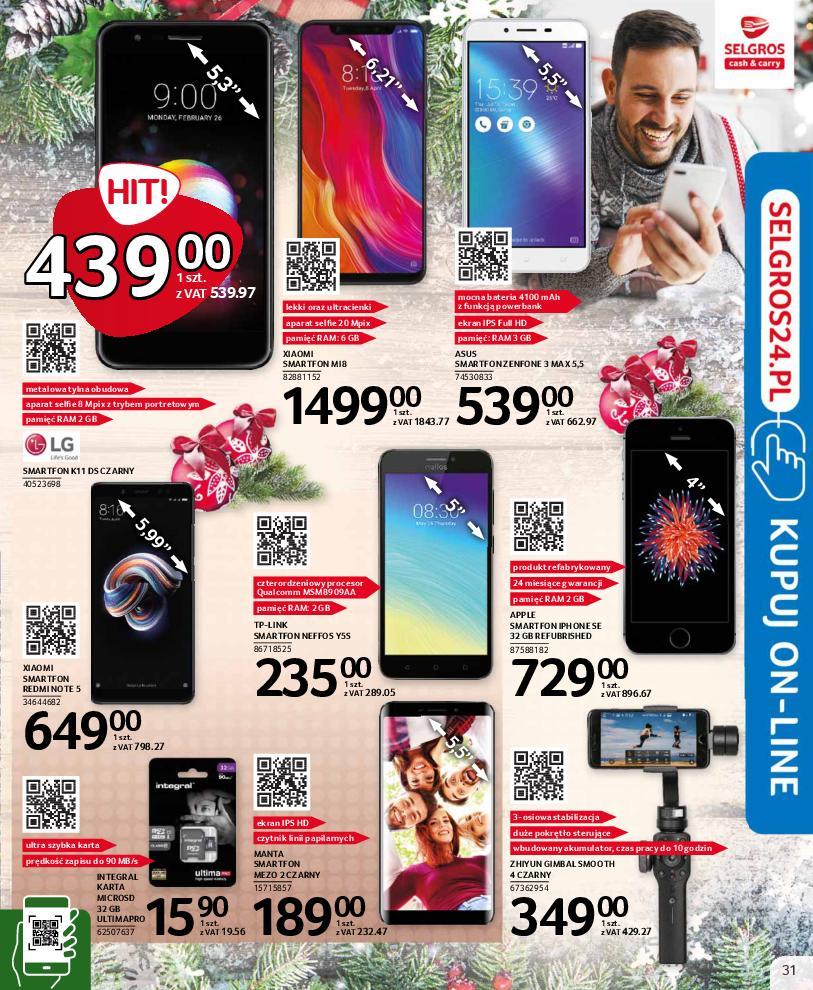 Gazetka promocyjna Selgros str. 31