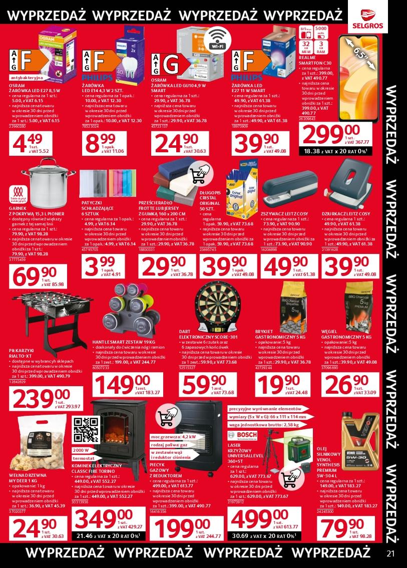 Gazetka promocyjna Selgros str. 21