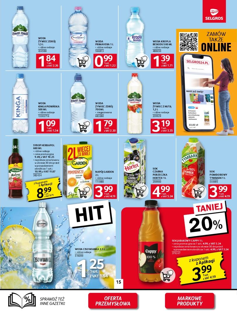 Gazetka promocyjna Selgros str. 15