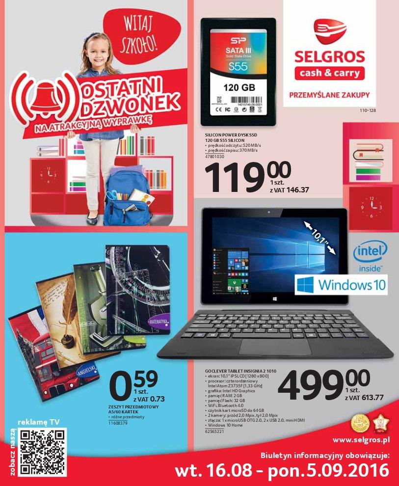 Gazetka promocyjna Selgros str. 1