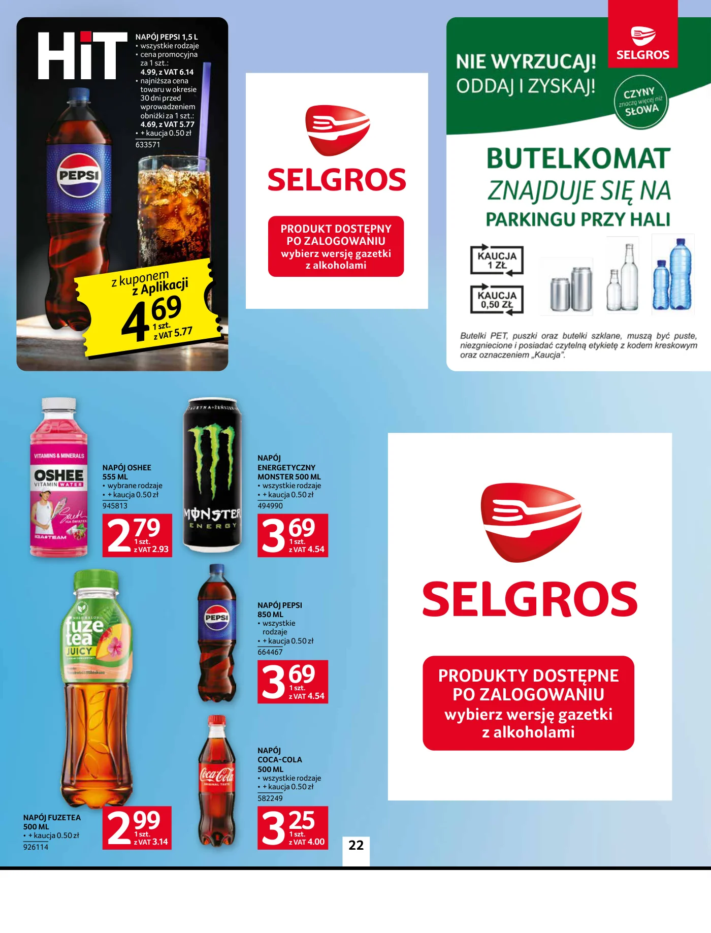 Gazetka promocyjna Selgros str. 22