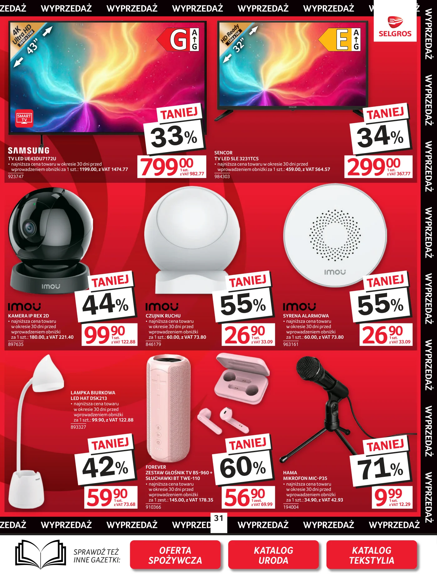 Gazetka promocyjna Selgros str. 33