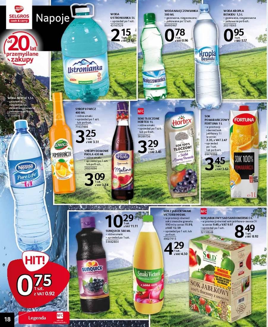 Gazetka promocyjna Selgros str. 18