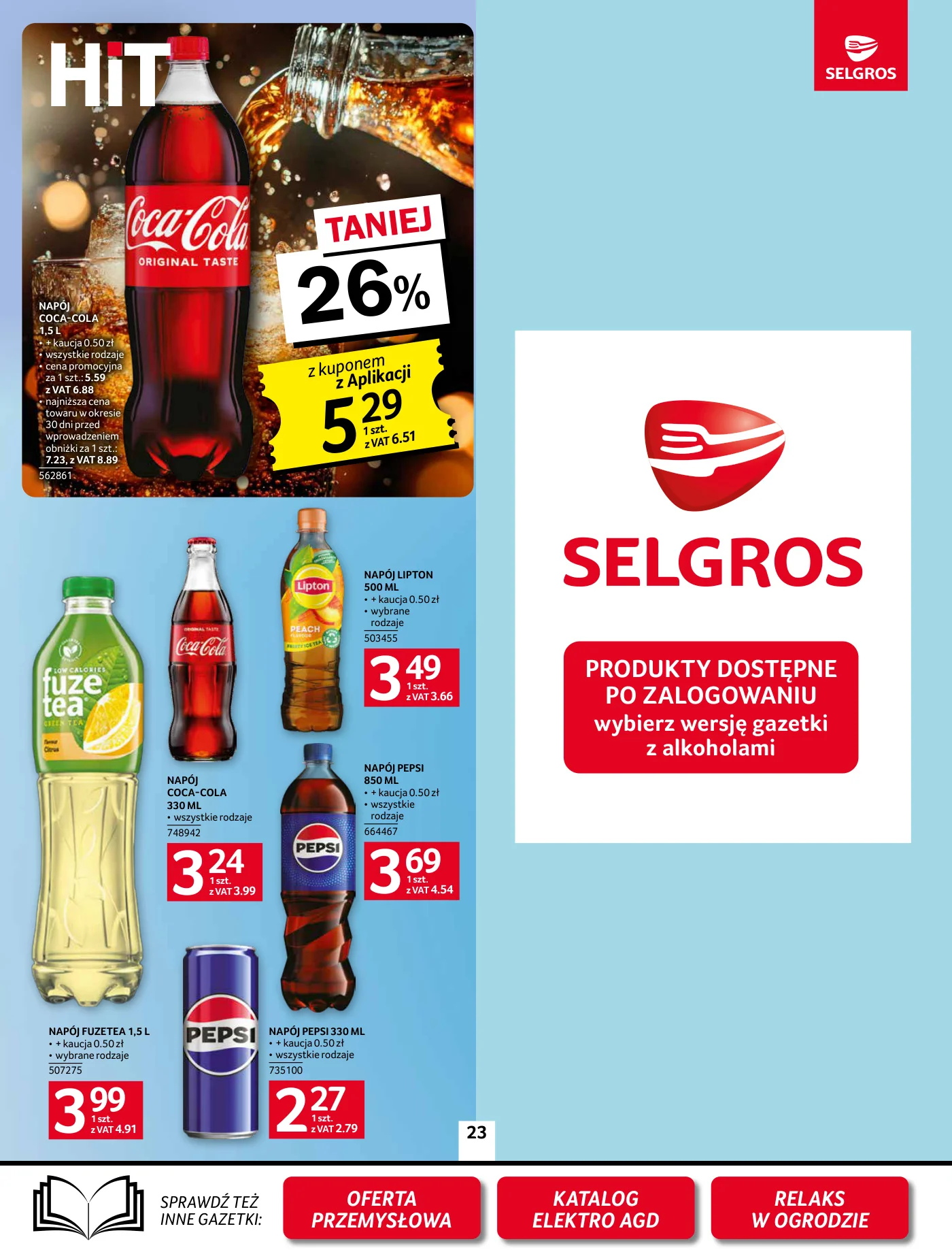 Gazetka promocyjna Selgros str. 23