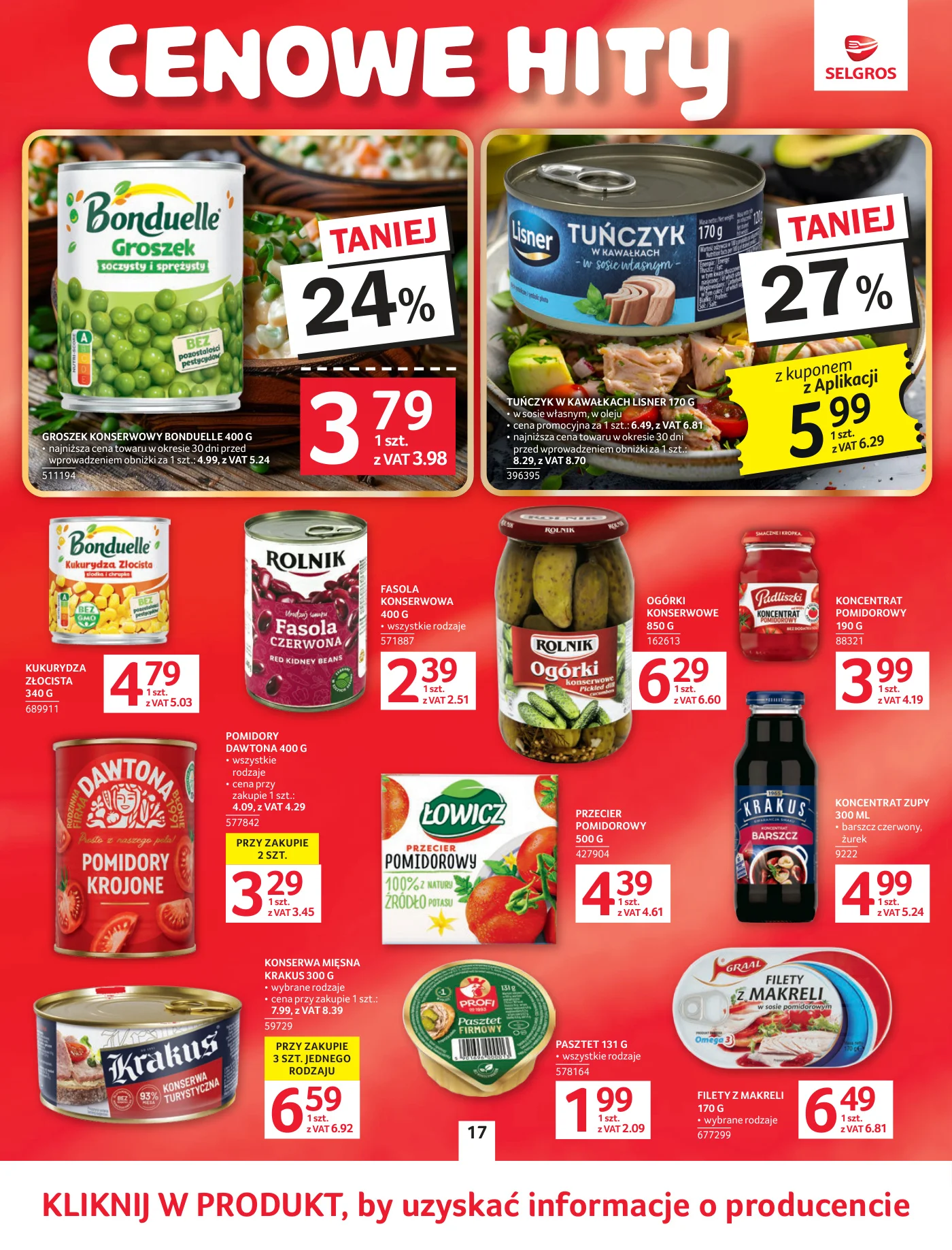 Gazetka promocyjna Selgros str. 17
